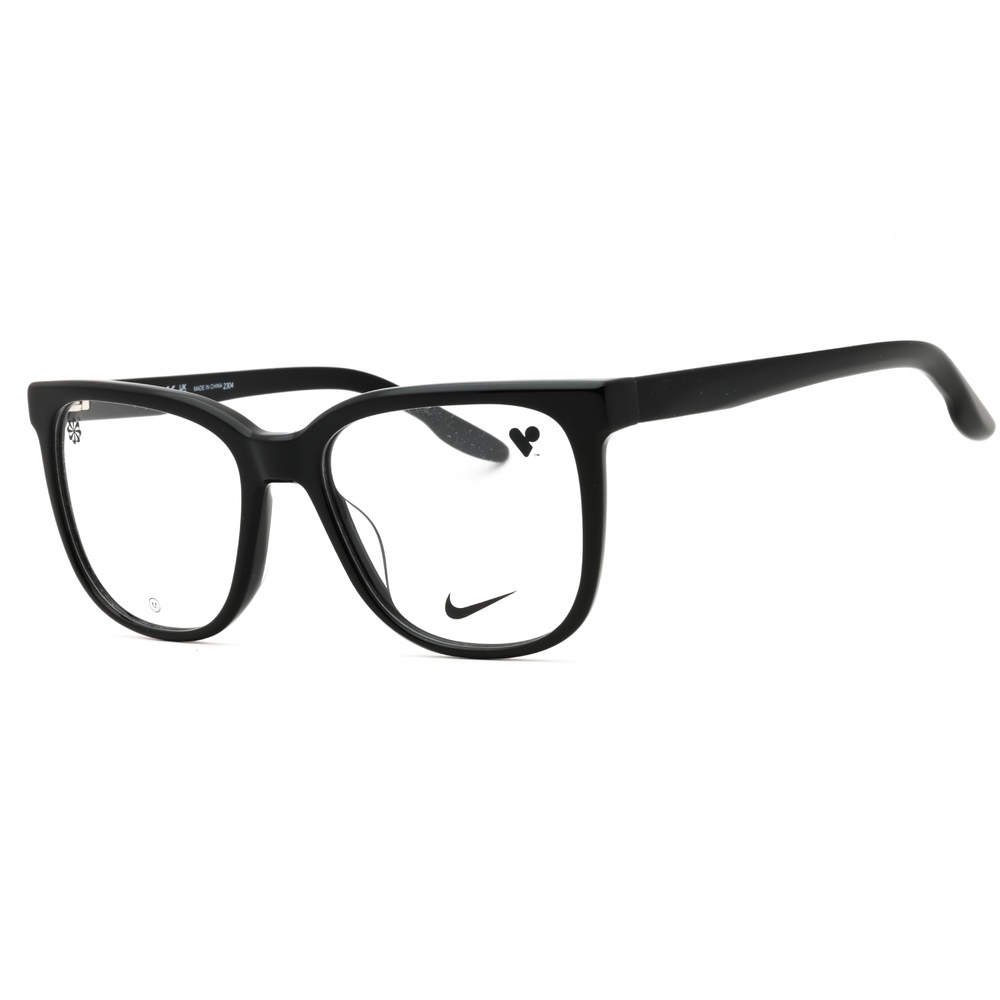 NWT Nike 7166 Black Rectangle 53mm Eyeglasses